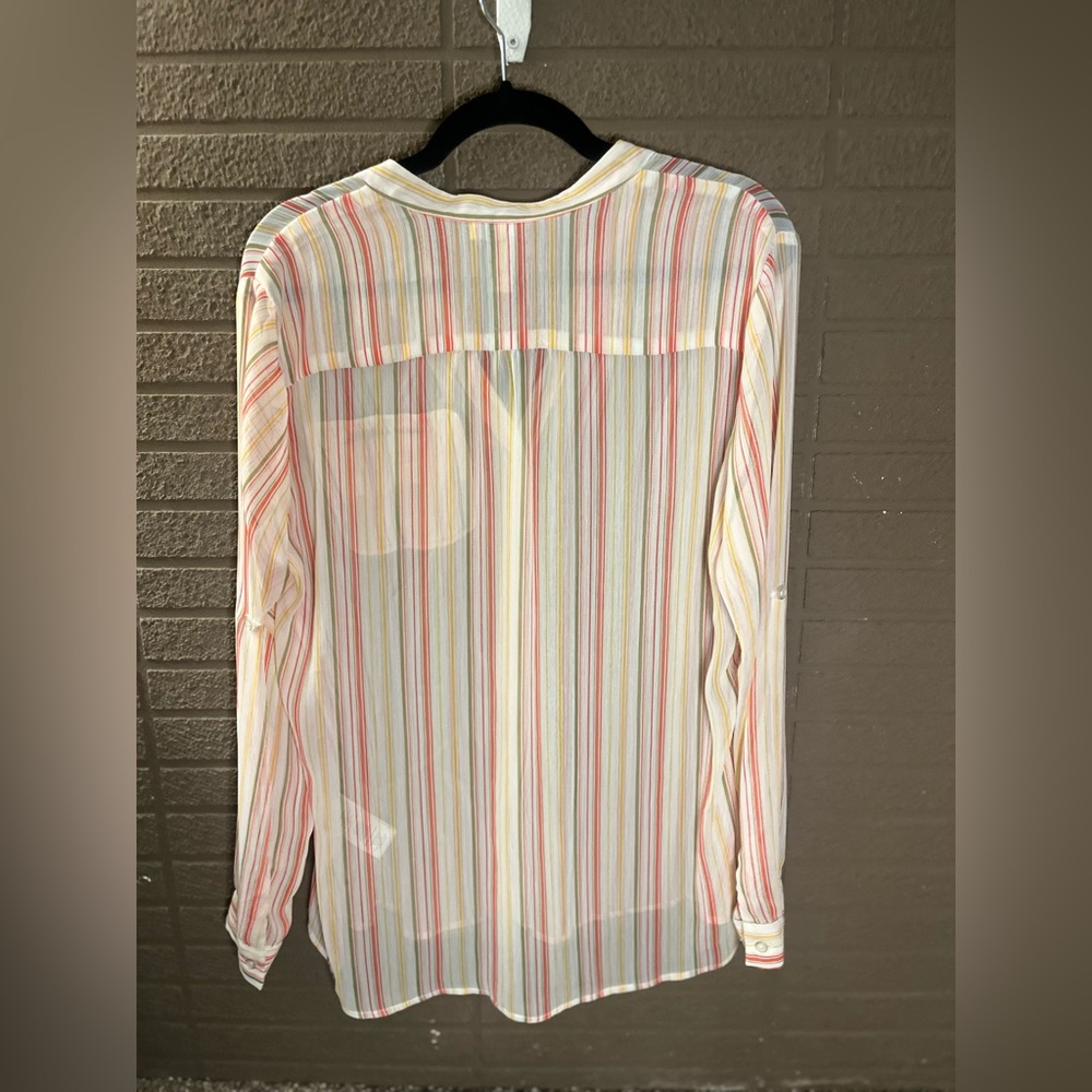 Kut from the Kloth Multicolor Striped Button-Down Shirt - Picture 2 of 4